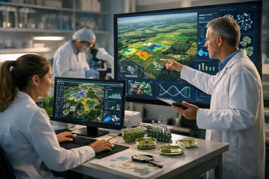 Instrument standard pentru analiza datelor spațiale în biotehnologie