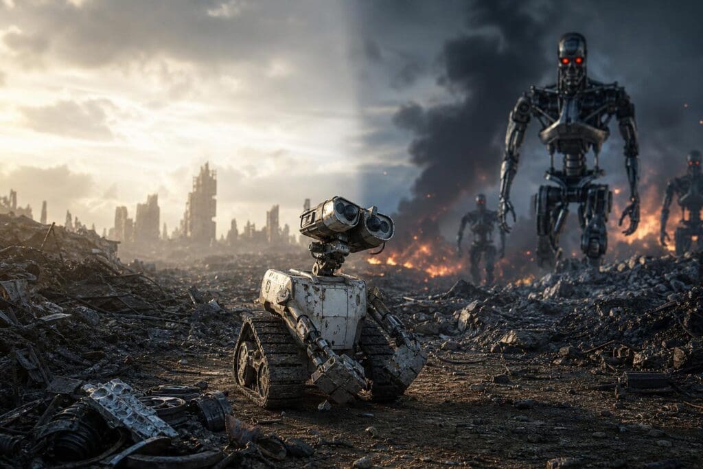 Intre Wall-E si Skynet: securitatea cibernetica AI in 2026
