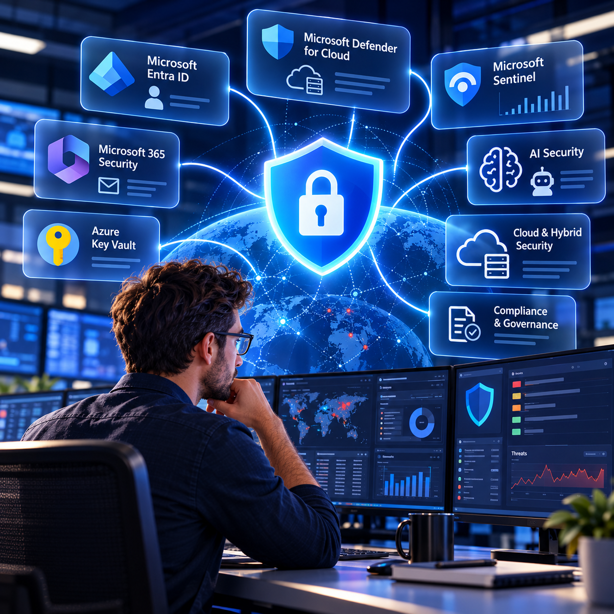 Microsoft SC-500 Implement end to end security controls for cloud and AI workloads